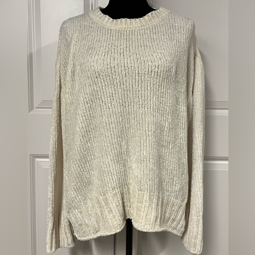 Max Studio Ribbed Knit Pullover Sweater